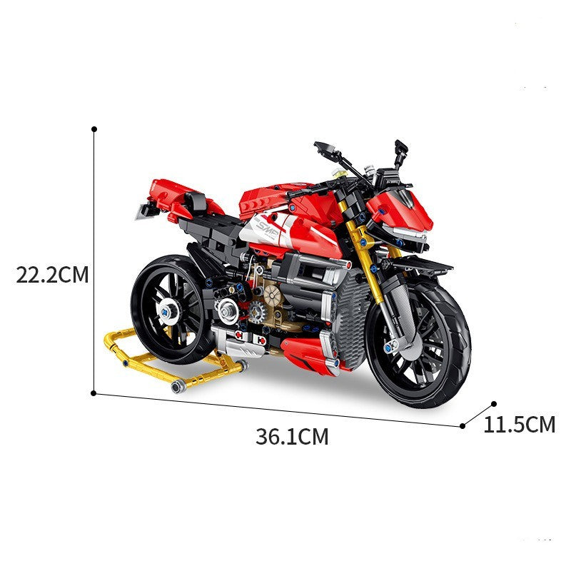 Tabletop Decoration Assembly Building Blocks Model Boy Toy Motorcycle 3f70f981 c52c 45bb b6b7 c5bd7899c6d4