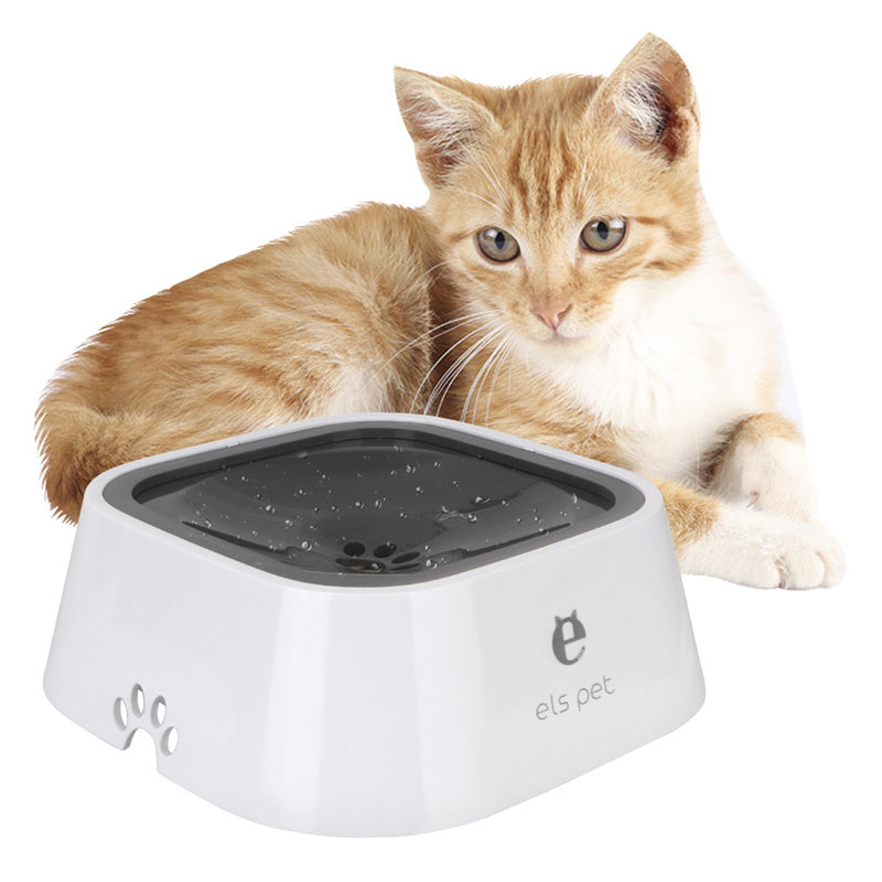 1.5L Cat Dog Water Bowl Carried Floating Bowl Anti-Overflow Slow Water Feeder Dispenser Pet Fountain ABS&PP Dog Supplies - HD Wireless Product #2