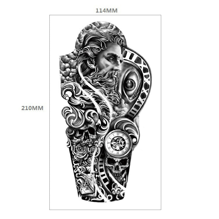Animal Pattern Tiger Lion Half Arm Water Transfer Imitation Tattoo 3f928fec 0b44 4769 abfb 8d2e107ed579