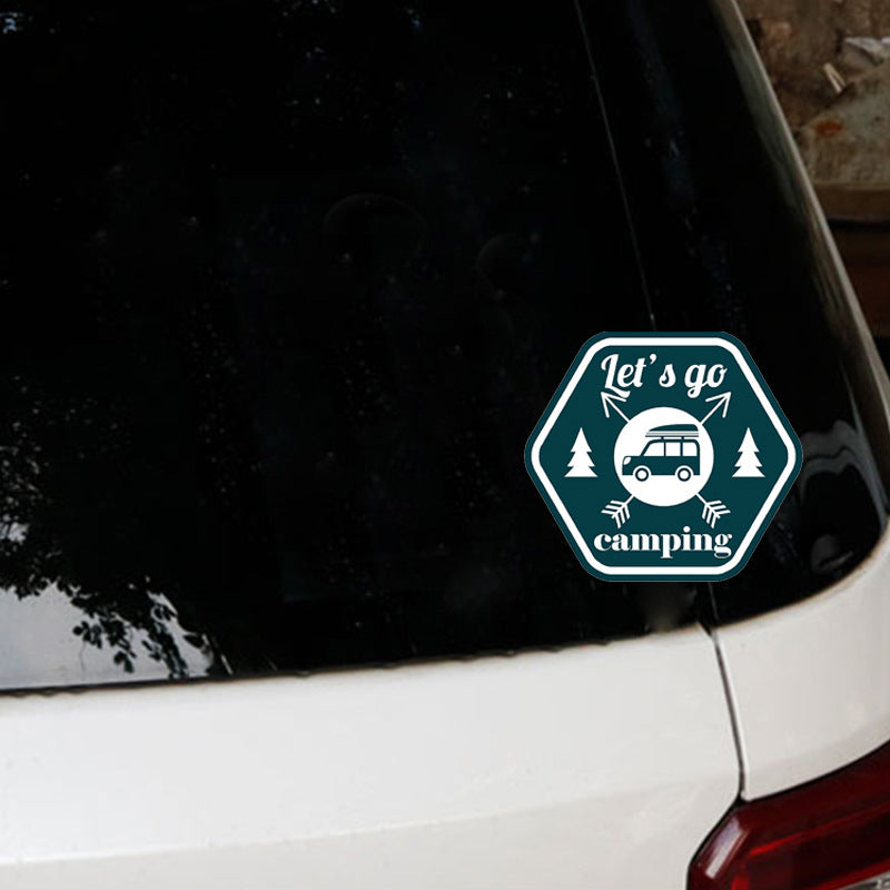 Camping Funny Car Sticker Cartoon Creative Motorcycle Refrigerator Skateboard 3fd01978 c02d 4a04 b756 a77770b84e35