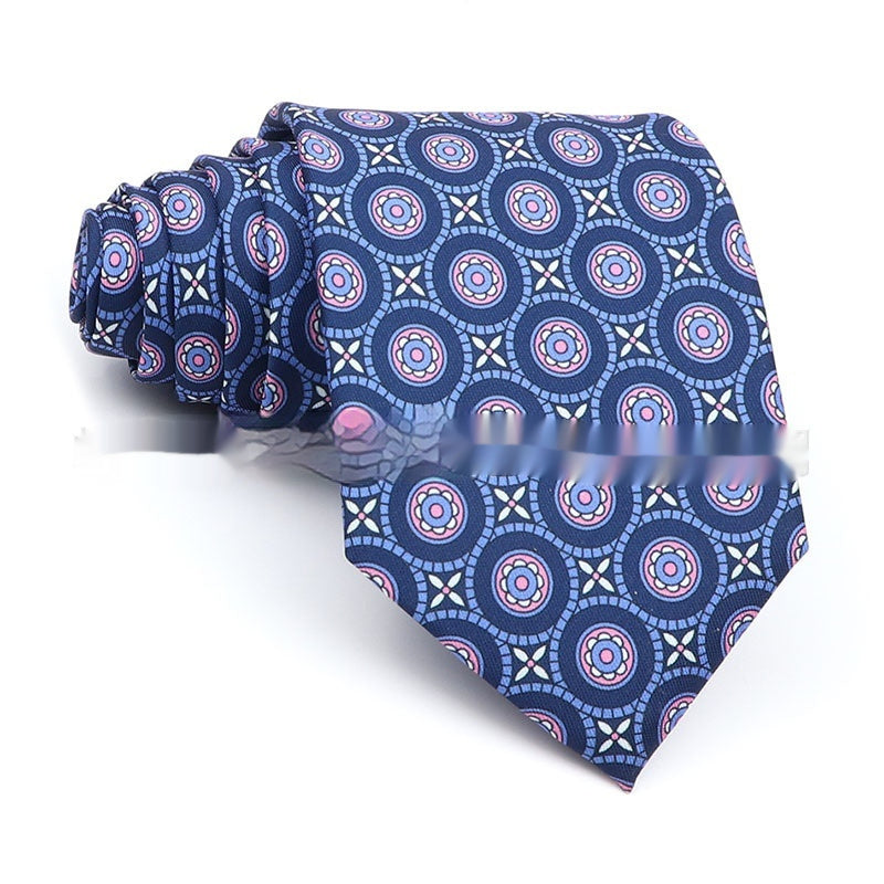 Business Polyester Men's Printed Workplace Tie 400138fc 586a 49f2 a43e 160a90140806 fine