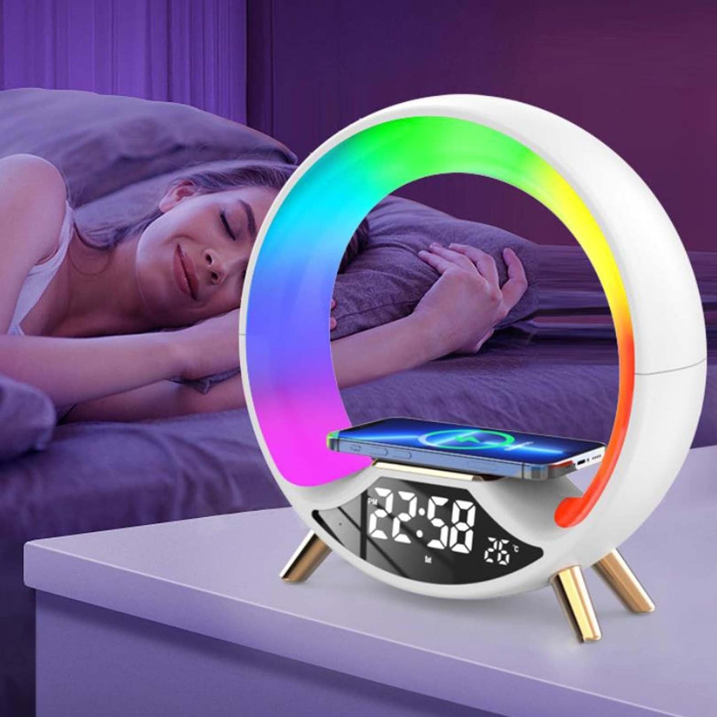 O Light Three In One Wireless Charging Multifunctional Bluetooth Speaker Night Light 404948ee 999c 4fe1 bb34 bad1f5e981fc fin