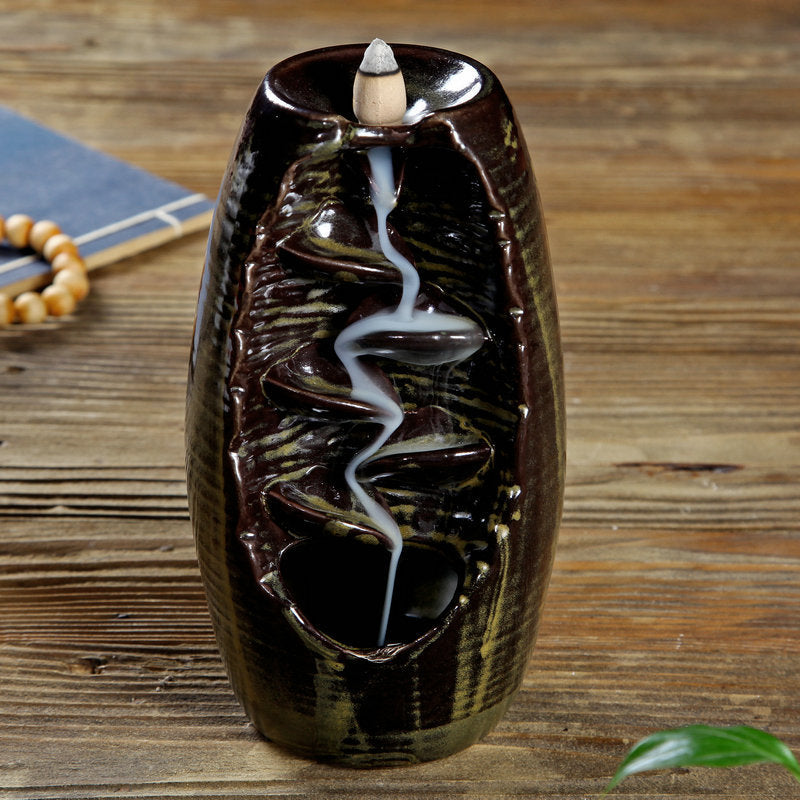 Multi-layers Ceramic Back flow Incense Burner 4050250957979