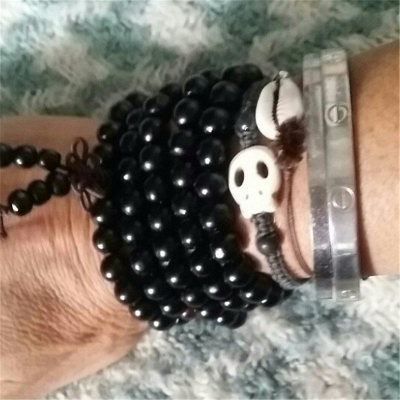 108 rosary chicken wings wooden bracelet - HD Wireless Product #6