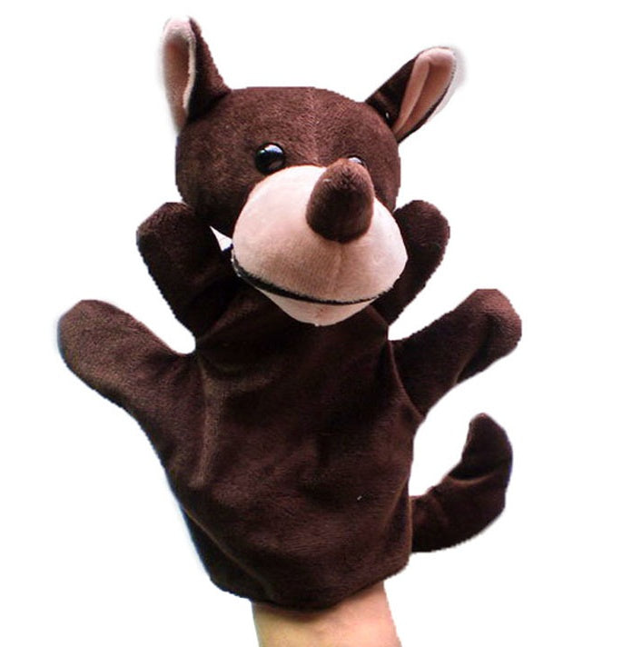 Hand puppet 28 plush toy big hand puppet preschool teaching aid 408458715910