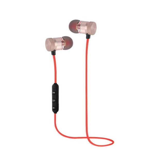01 magnetic wireless Bluetooth headset Amazon explosion models electronic stereo headset sports Bluetooth headset - HD Wireless Product #1