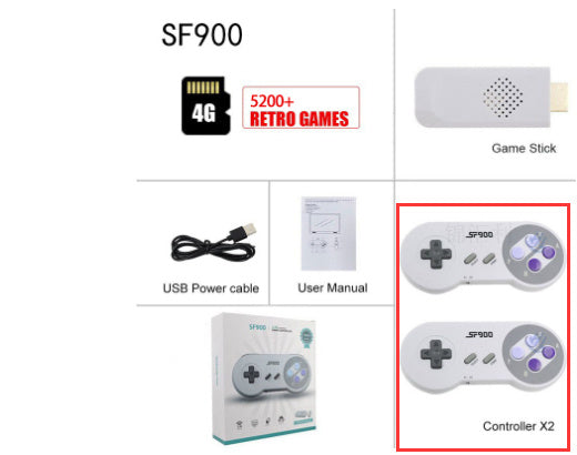 TV and wireless dual player built-in 5200 games 40ba450d 5998 47da 810b 72235fc86c56