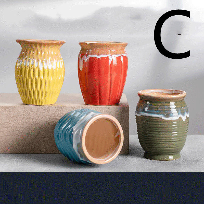 Ceramic Creative Indoor Succulent Plant Pots