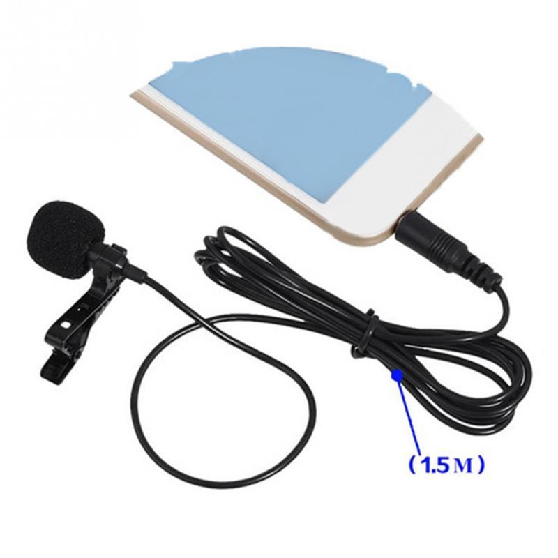 Portable clip Condenser Microphone Mobile Phone Universal 3.5MM 411695262668