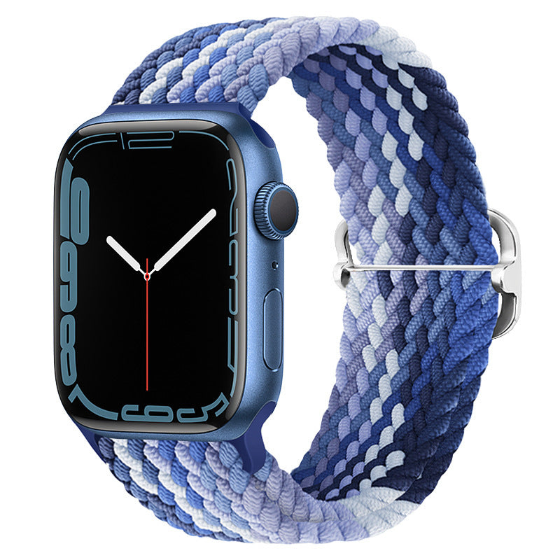 Double Loop Nylon Loop Woven Rainbow Watch Strap 41387fec e77c 4772 b482 f28fd7132efd