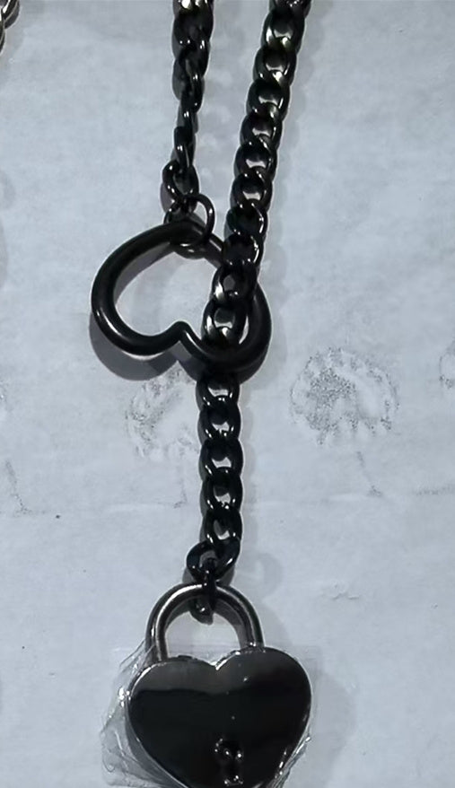 Cuban Adjustable Heart Shaped Necklace 41589292 692b 42a4 b52a 6496c1a5e33c