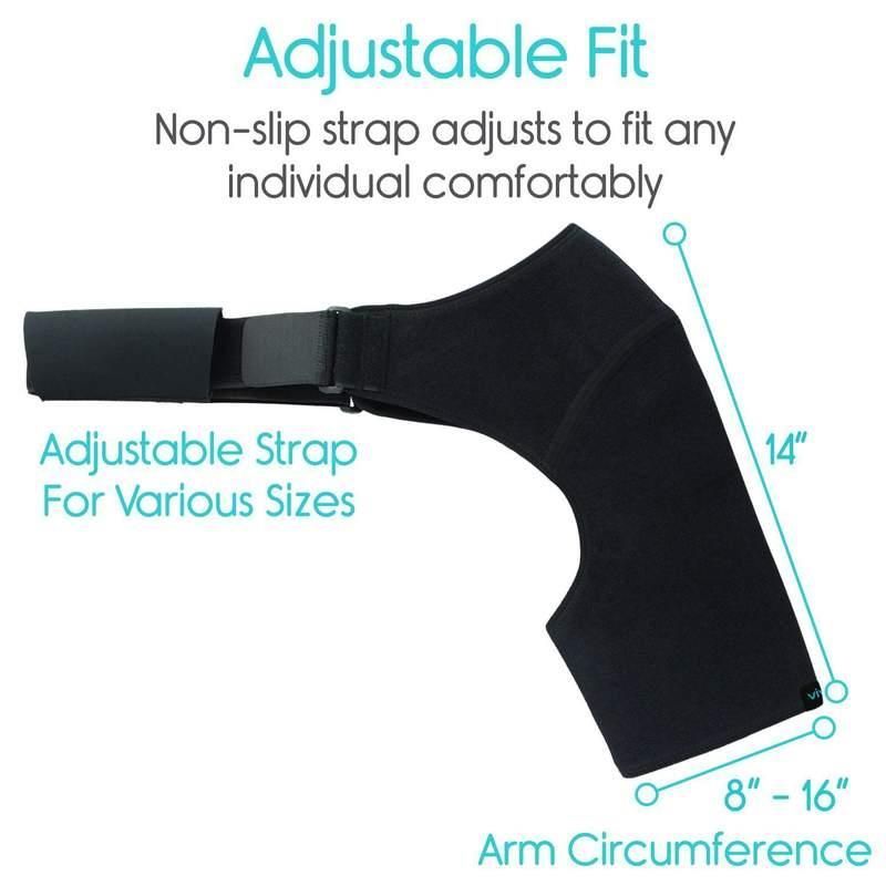 Neoprene Brace Dislocation Injury Arthritis Pain Shoulder Support 4166960431924