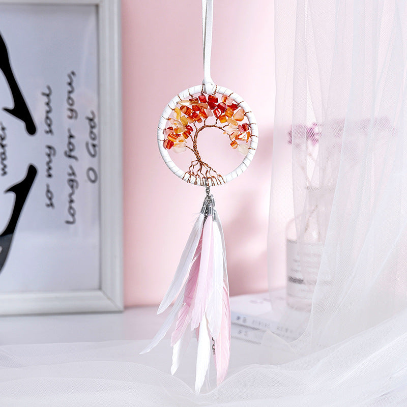 Car pendant feather decoration gravel home pendant jewelry gift 4193227800430