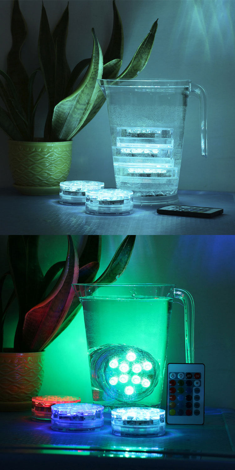LED Remote Control Diving Light Waterproof Candle Light 4203333723