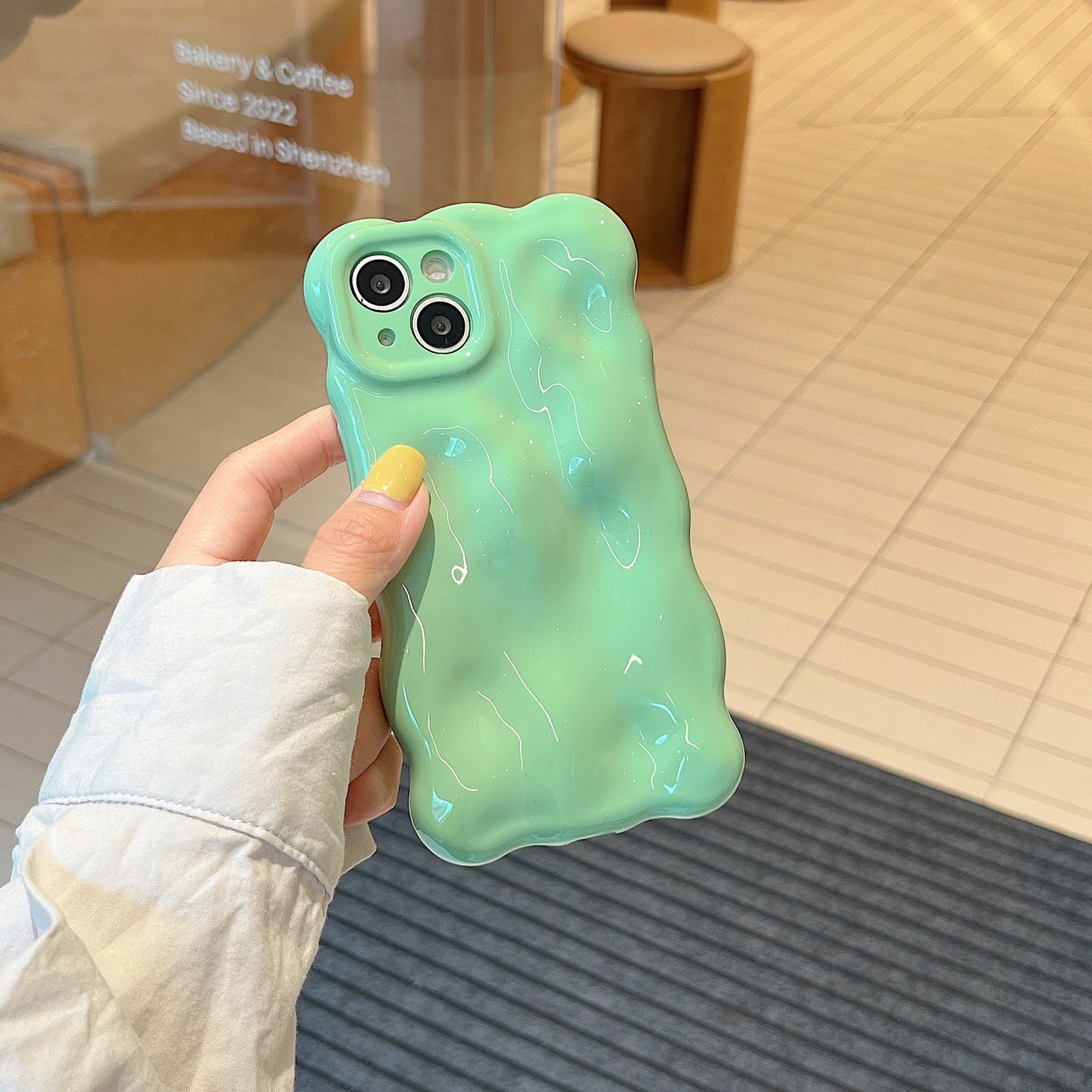 New Irregular Meteorite Pattern Phone Case Solid Color 424138b2 5eeb 410c ade6 083e88907aa1