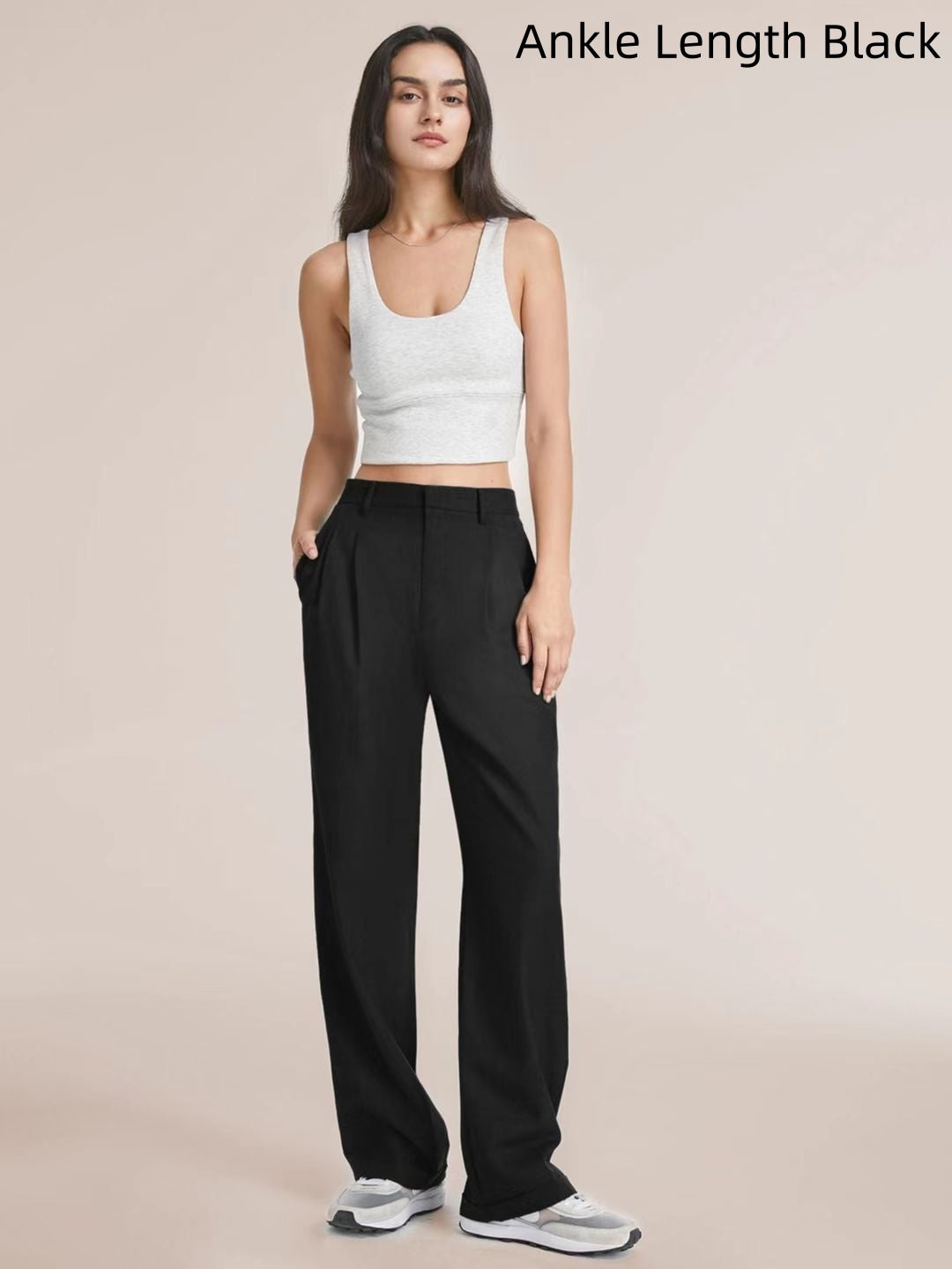High Waist Wide Leg Pants Versatile Belt 424b9d43 012b 441d 97cb 9f869604c2d4