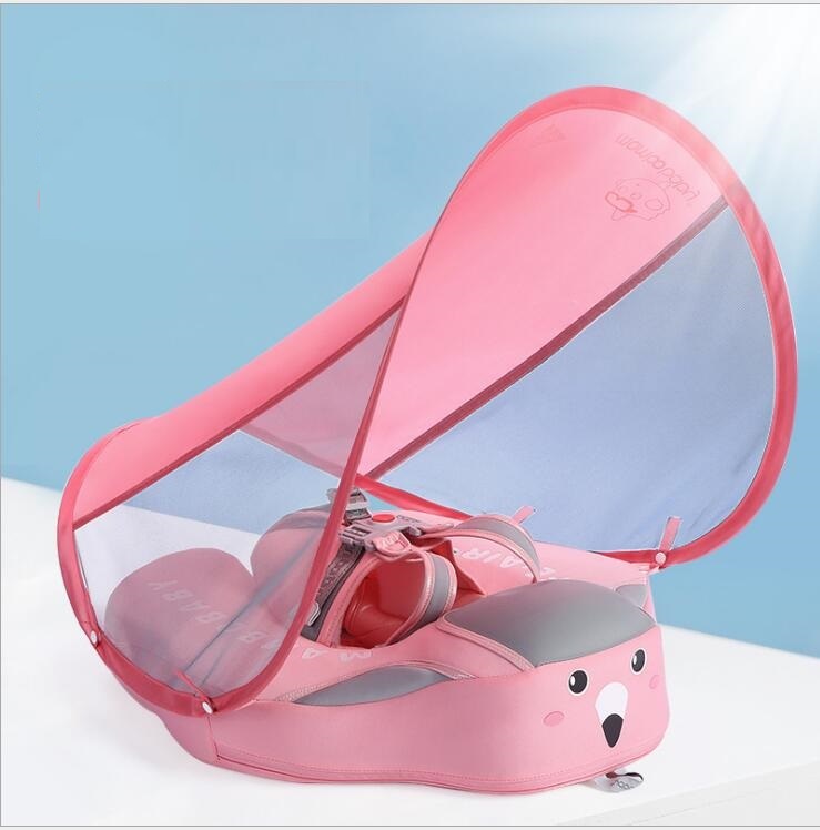 Children's Free Inflatable Lying Ring Anti-turning Swimming Ring 42645074607