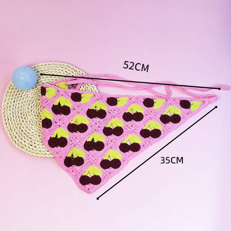 All-matching Triangular Binder Knitted Hair Band 426fc471 87dc 4f5a a343 feb0ad65b984