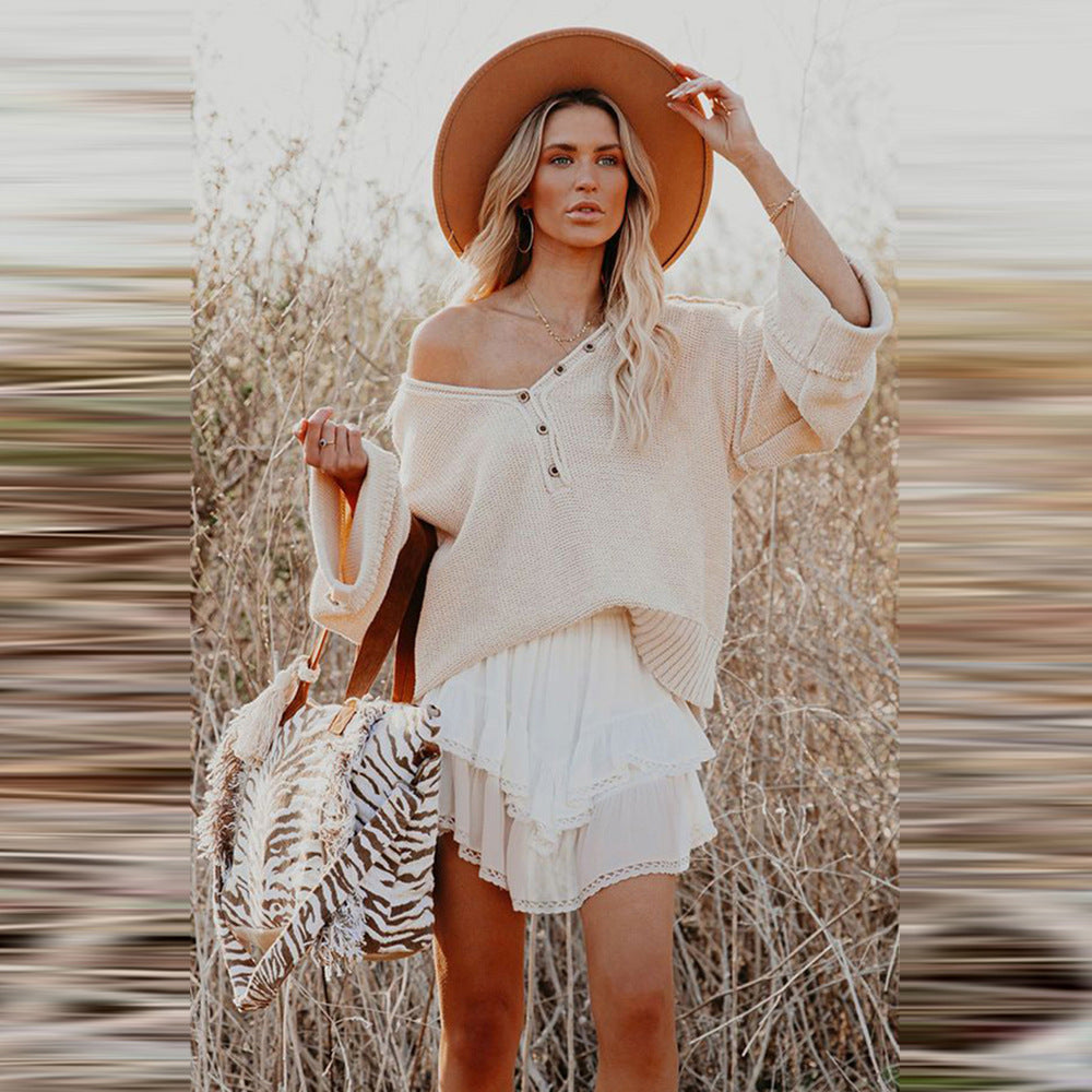 Tulle Chiffon Fake Two-layer Skirt Women Loose High Waist Solid Color Short Skirt 42ba7aa9 6d4f 470f ac4f 6e0a76ee6de7