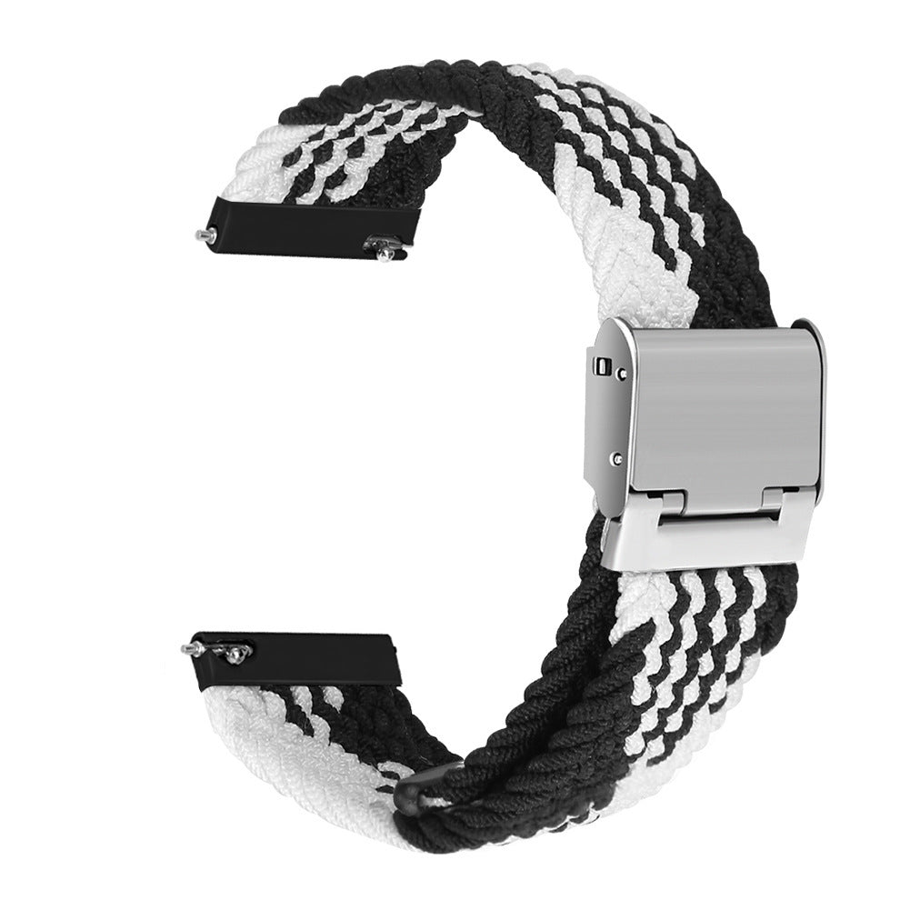 Simple Solid Color Buckle Woven Nylon Watchband 42edc7e7 284e 4d08 a807 ad68576ea50d