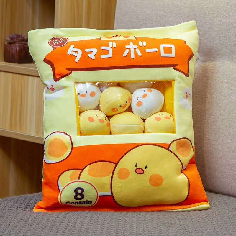 A Big Bag Of Snack Doll Cute Doll Sleeping Pillow For Girl Ankle Biter Pillow - HD Wireless Product #3
