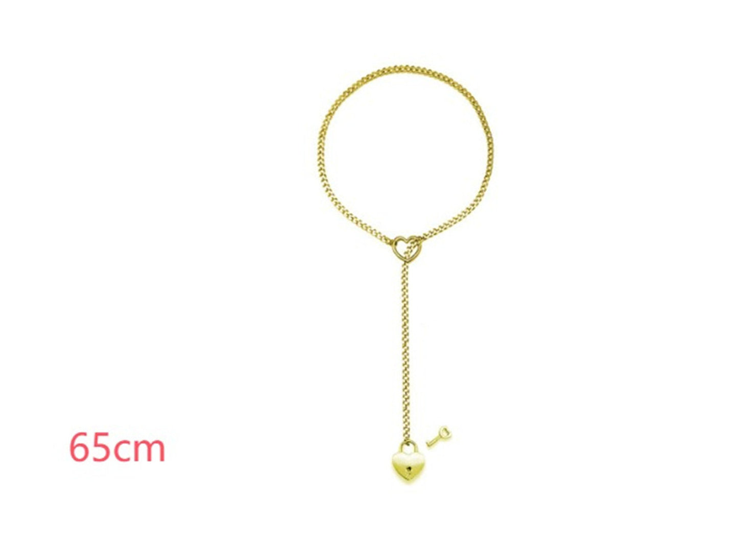 Cuban Adjustable Heart Shaped Necklace 43d2d674 ff53 4ade a0a3 18bafcd3038b