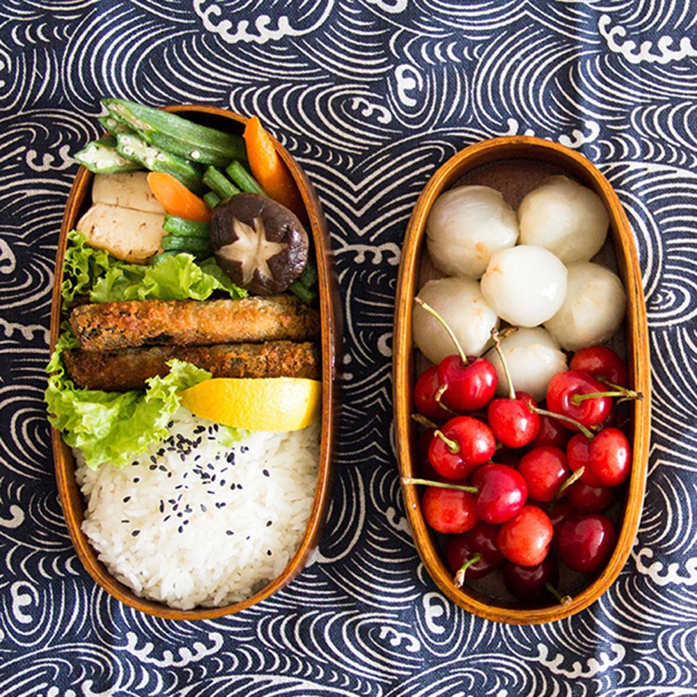 Japanese style cedar bento box 4409584916427