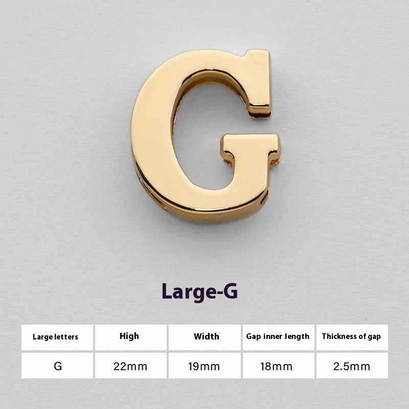 U Perforated 26 English Letters Hardware Accessories 45123bc9 f4fe 49e4 8076 63758c5d771a trans