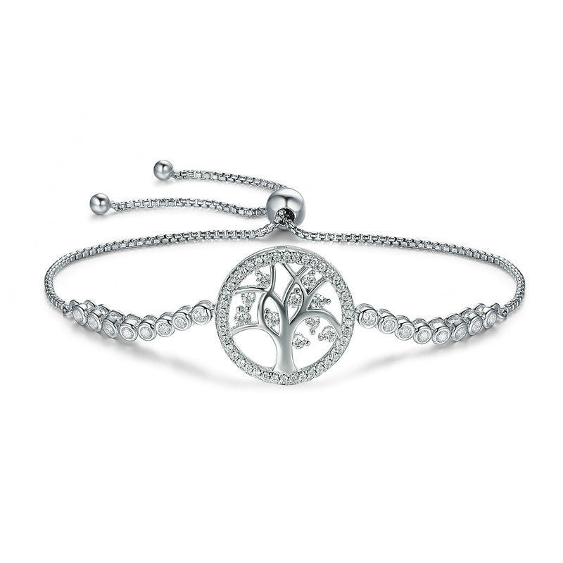 Tree of Life Sterling Silver Bracelet 4549646286611