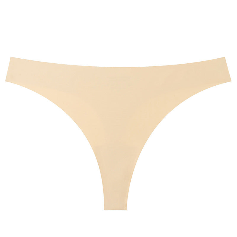 Women's Sports Seamless Thin Belt Ice Silk Low Waist Plus Size One-piece Briefs 454a4a6c 6e47 442f 8300 b4e06befa4cb