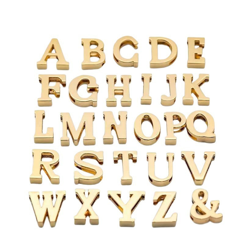 U Perforated 26 English Letters Hardware Accessories 45560c3c f348 4083 8578 333acd081033