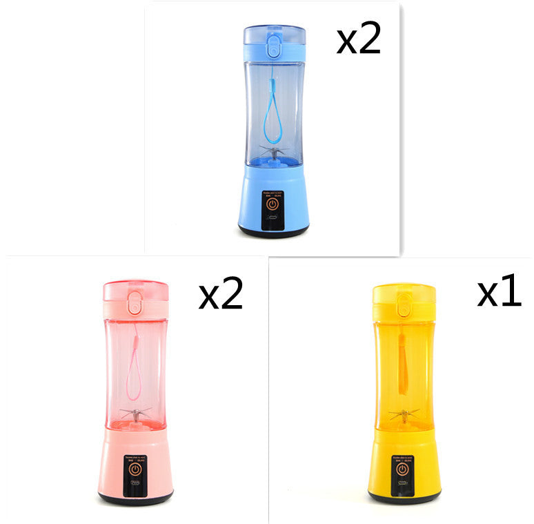 Portable Electric Fruit Juicer Wireless USB Rechargeable Mini Mixer Multifunction Summer Smoothie Blender Machine Kitchen Sup