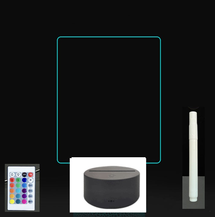 3D Acrylic Board Handwriting Message Board LED Light - HD Wireless Product #29