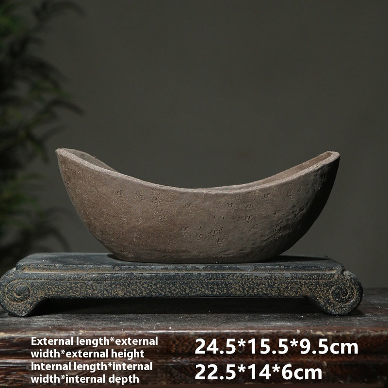 Purple Clay Flower Pot Southern Barbarian Alien Creativity 4605f012 5e5f 4cef b250 28363a549427