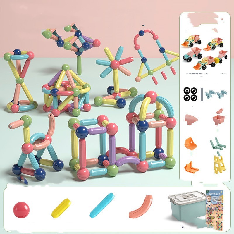 Magnetic Rod Children's Assembled Building Blocks Toys 4643f1f0 0799 44da 9cd3 18f121b3b4db