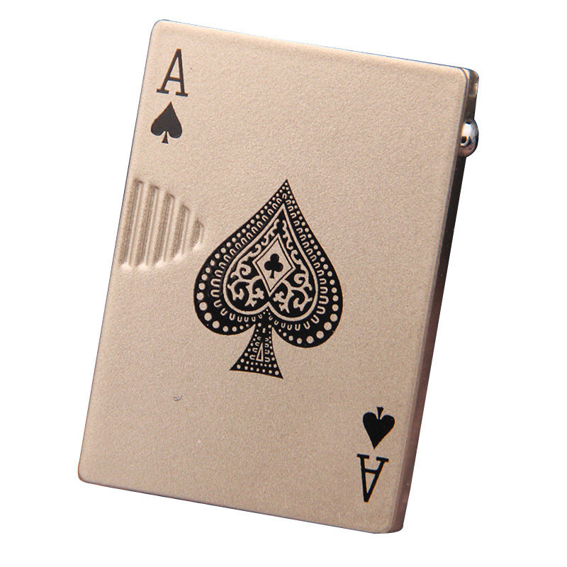 Creative Personality Cool Playing Cards Inflatable Electronic Windproof Lighter 465e6fd1 d73d 4560 8b59 1c293a09d8d9
