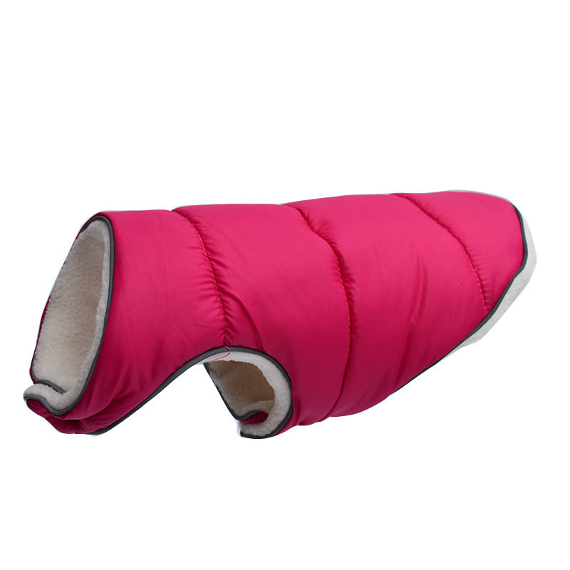 Pet Jacket Warm Winter Dog Clothes Reflective Puppy Clothing Vest Comfortable Fleece Pet Dogs Coat For Small Medium Large Dog