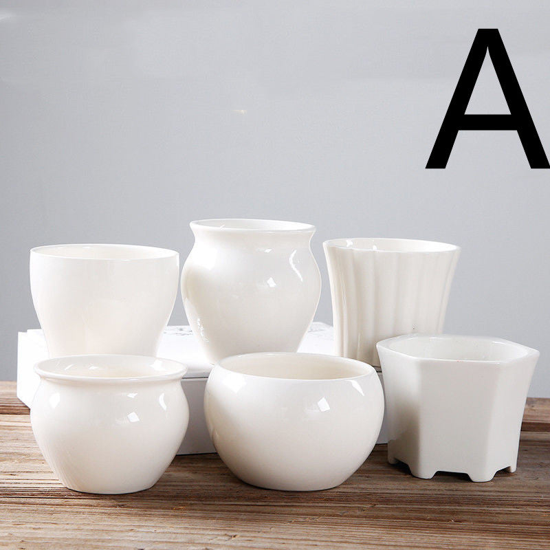 Ceramic Creative Indoor Succulent Plant Pots