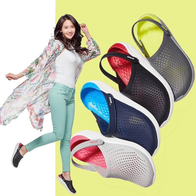Men's and women's hole shoes, large size beach shoes 470375330424