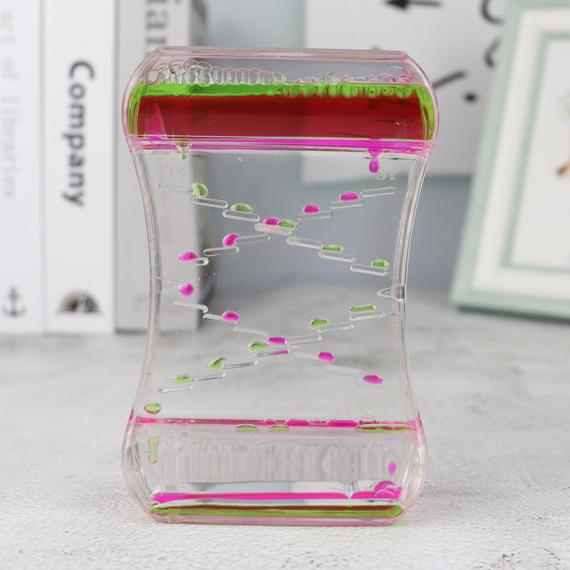Creative Cruise Fluid Liquid Hourglass Quicksand Timer 2024 Ins Living Room Office Ornaments Desk Table Decorations Home Deco