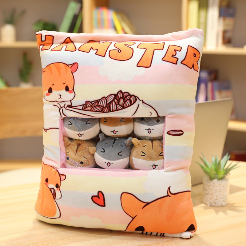 A Big Bag Of Snack Doll Cute Doll Sleeping Pillow For Girl Ankle Biter Pillow - HD Wireless Product #9