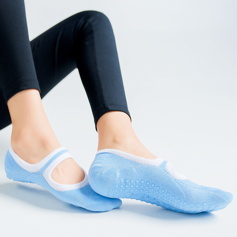 Open-back non-slip gym indoor floor socks 4829488620687