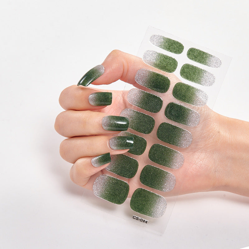 16 Small Stickers Gradient Glitter Nail Stickers - HD Wireless Product #17