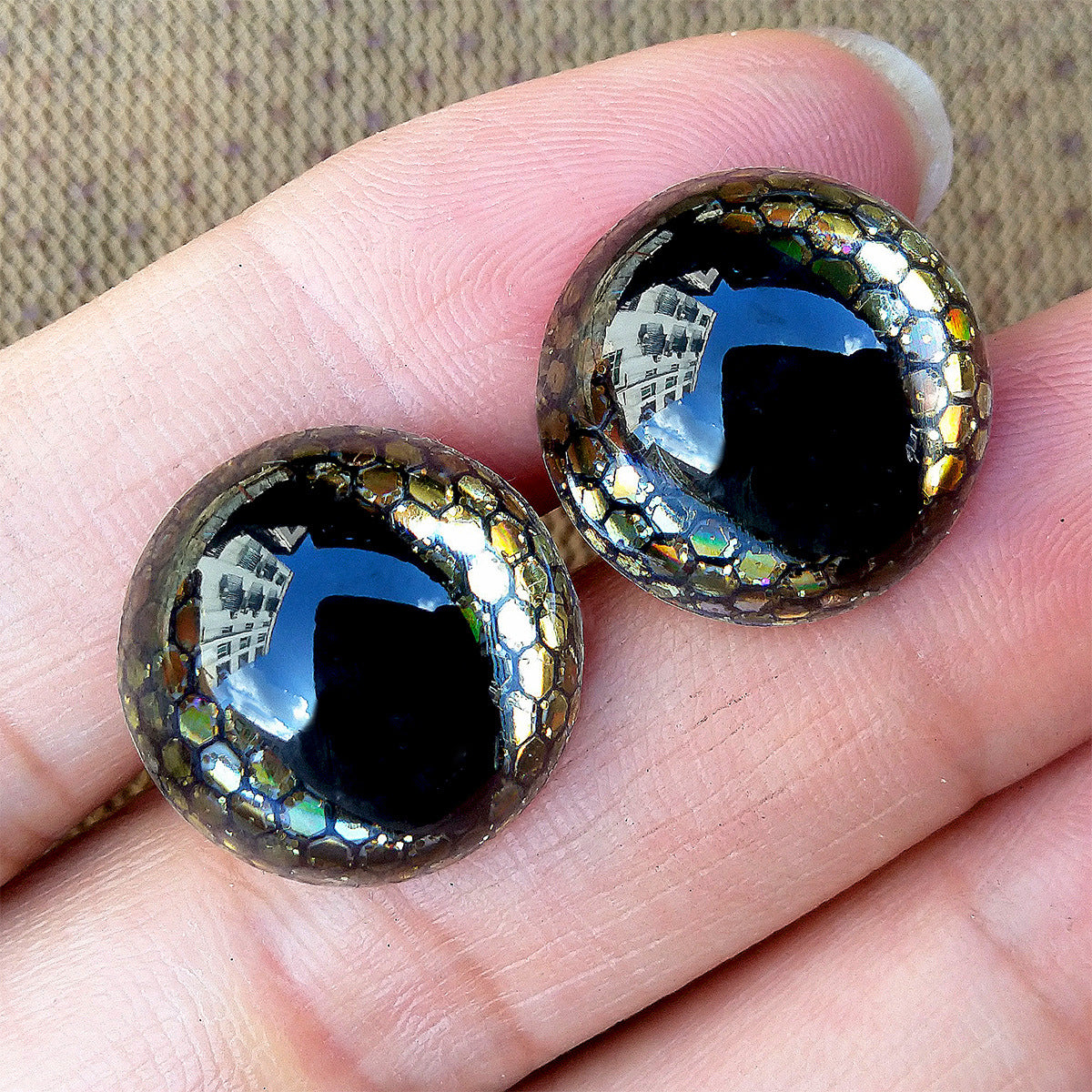 3D Resin Cat Eye Toy Doll Eyes DIY Accessories