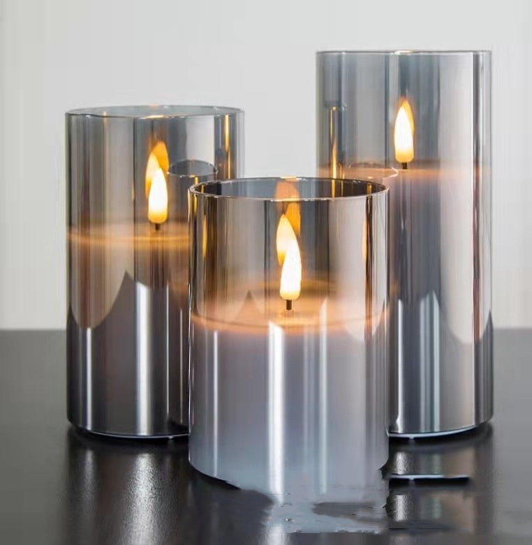 Electroplated Glass LED Electronic Candle Lights Wholesale Rechargeable 4889aa0c cf79 4c06 8c64 746033d57303 b7363887 8a32 47