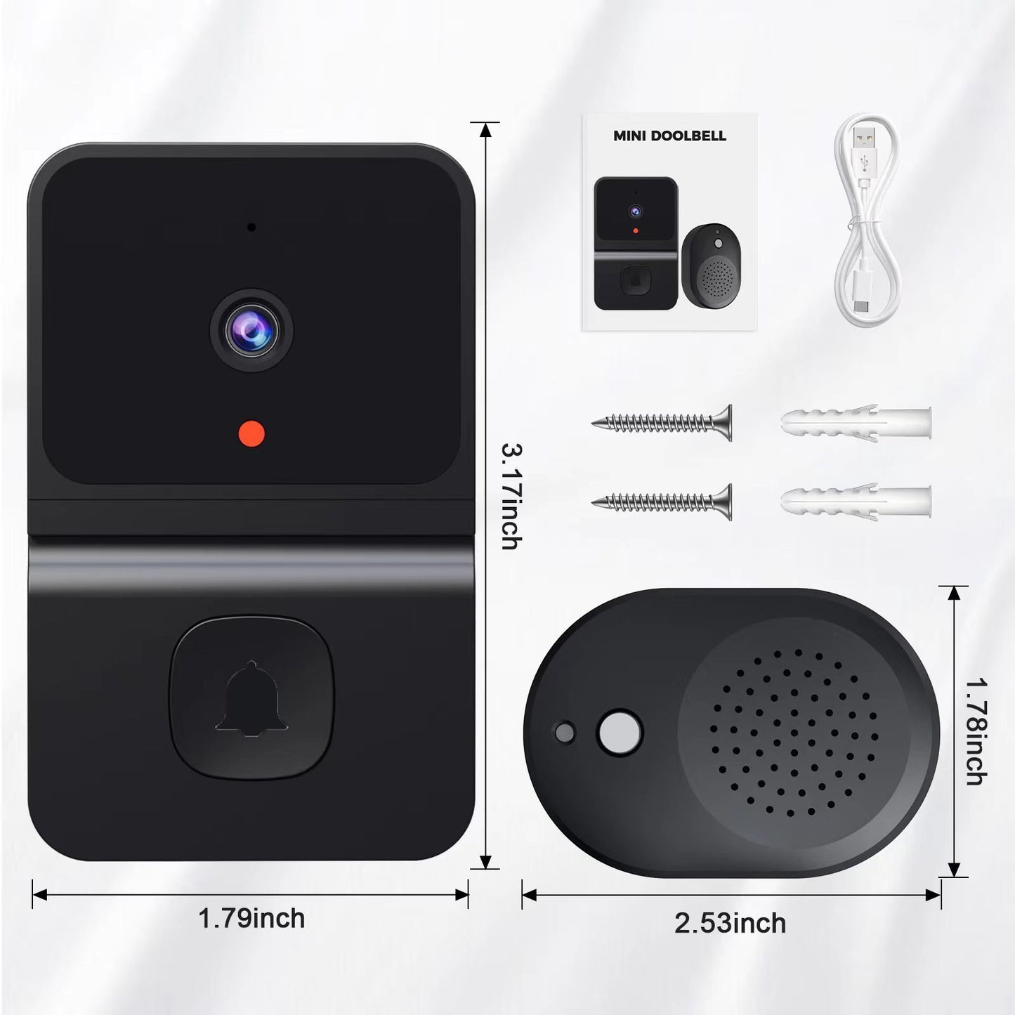 Z30 Intelligent Visual Doorbell Dingdong High Definition Surveillance Video Intercom 48ac1186 f958 48e8 ac21 d6d86586b751