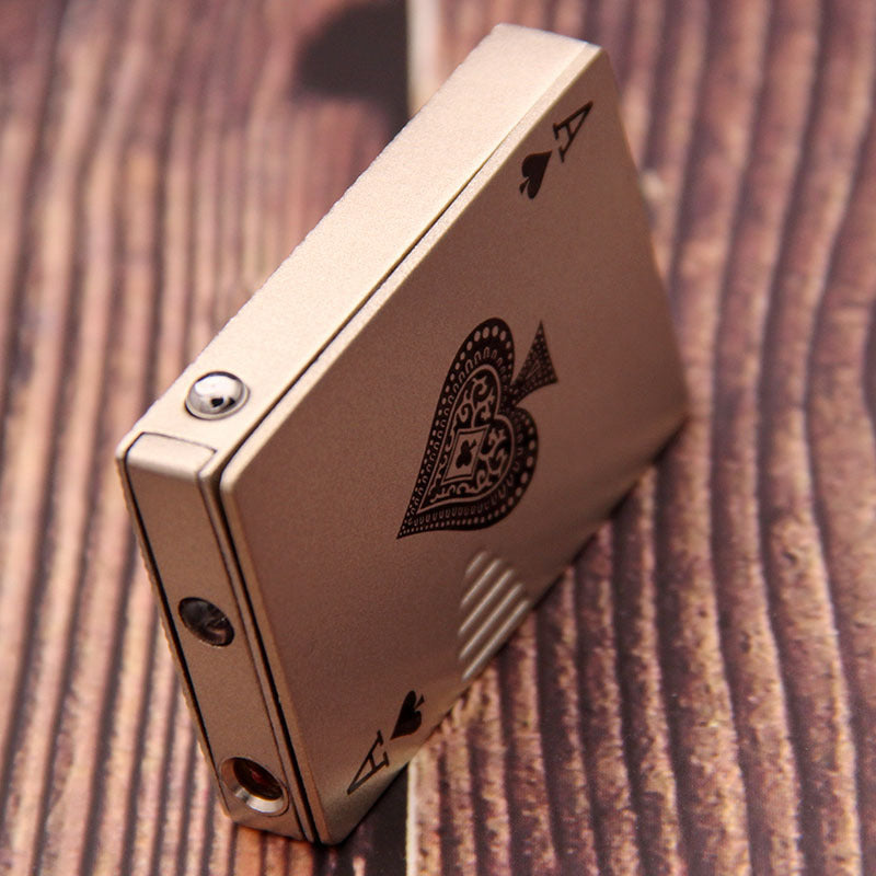 Creative Personality Cool Playing Cards Inflatable Electronic Windproof Lighter 48e790fd a7b5 48e7 8c04 faa50006899e