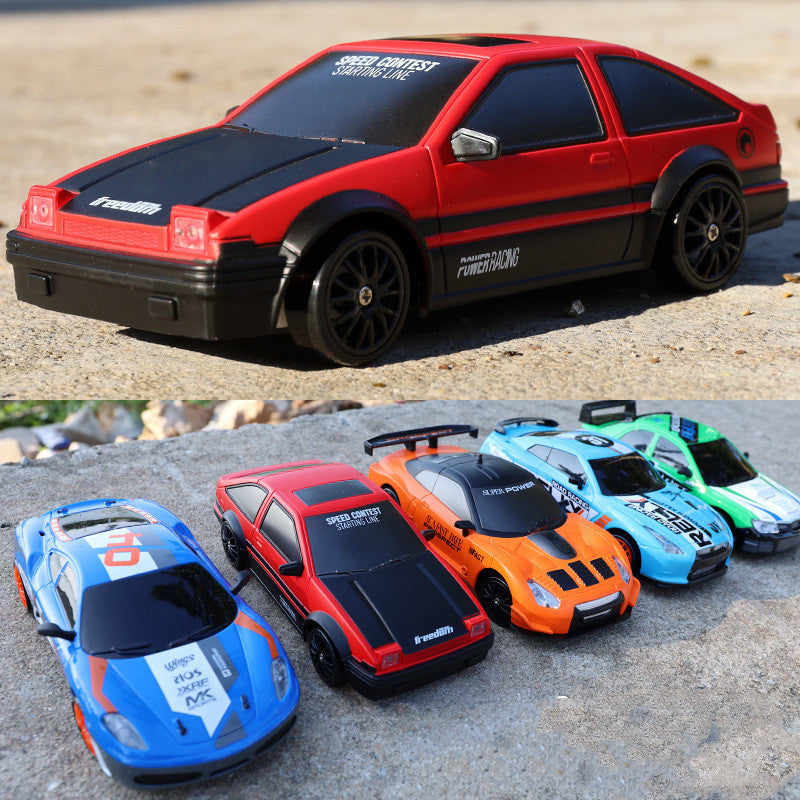 2.4G Drift Rc Car 4WD RC Drift Car Toy Remote Control GTR Model AE86 Vehicle Car RC Racing Car Toy For Children Christmas Gifts - HD Wireless Product #2