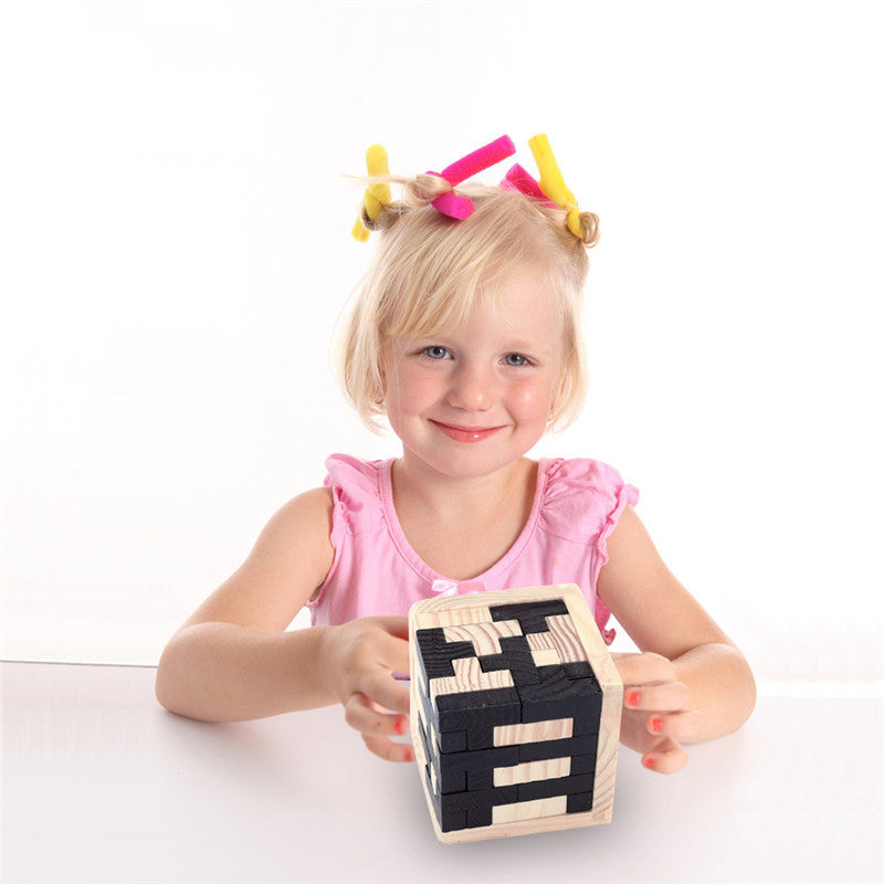 Creative 3D Puzzle Luban Interlocking Wooden Toy Early Educational Toys Puzzles 492705443257