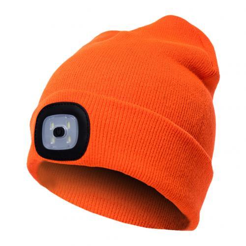 LED Knit Hat Button Cell Type Knitted Hat With Light Glowing 4948114401294